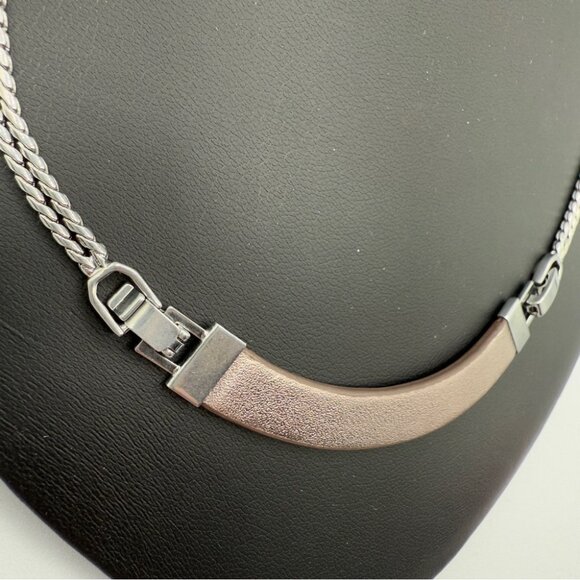 Stella & Dot KEEP Collective Reversible Leather Necklace - Picture 3 of 13